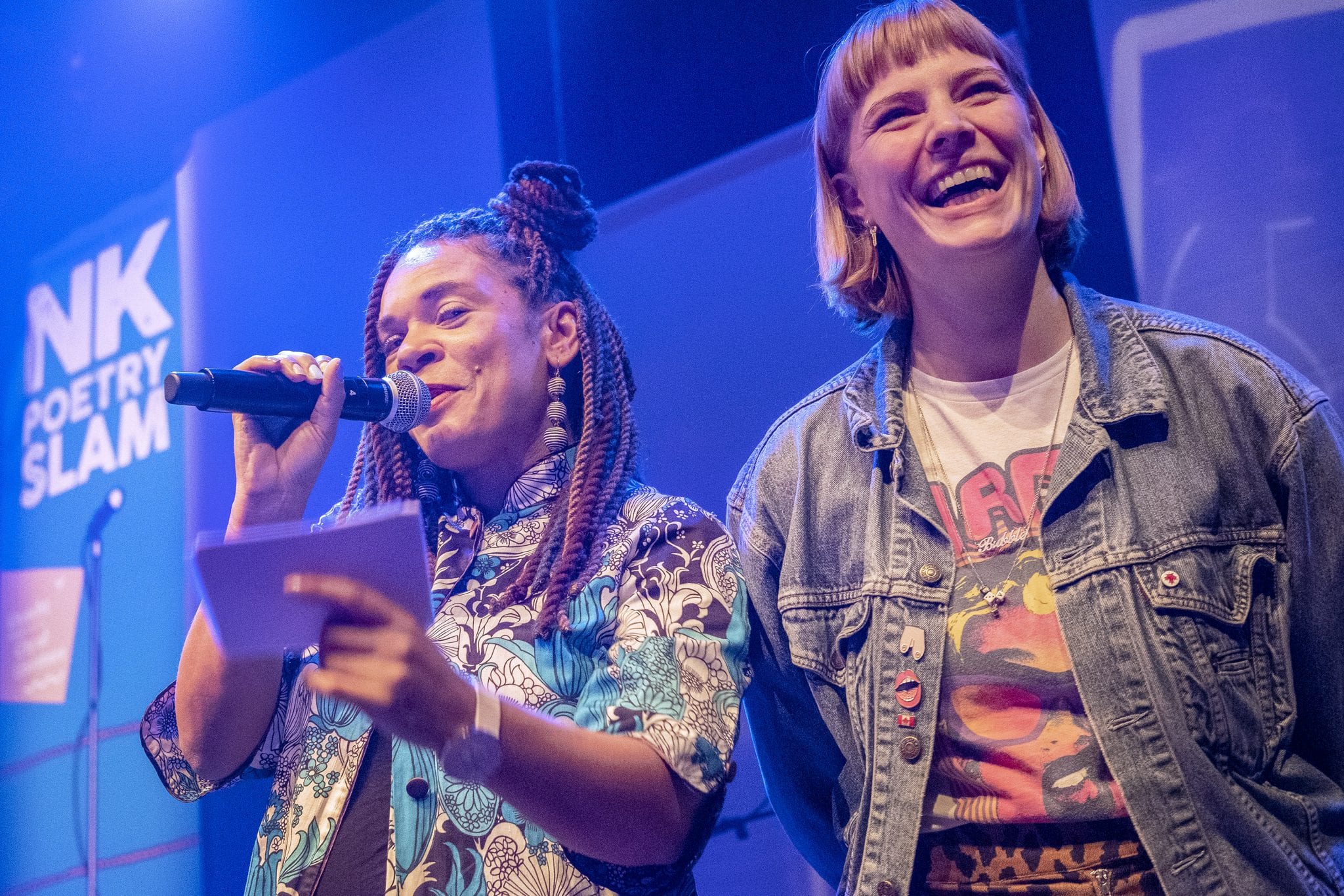 Nederland. Utrecht, 02-02-2019. Foto: Patrick Post. Finale NK Poetry Slam. Bowie Barbiers