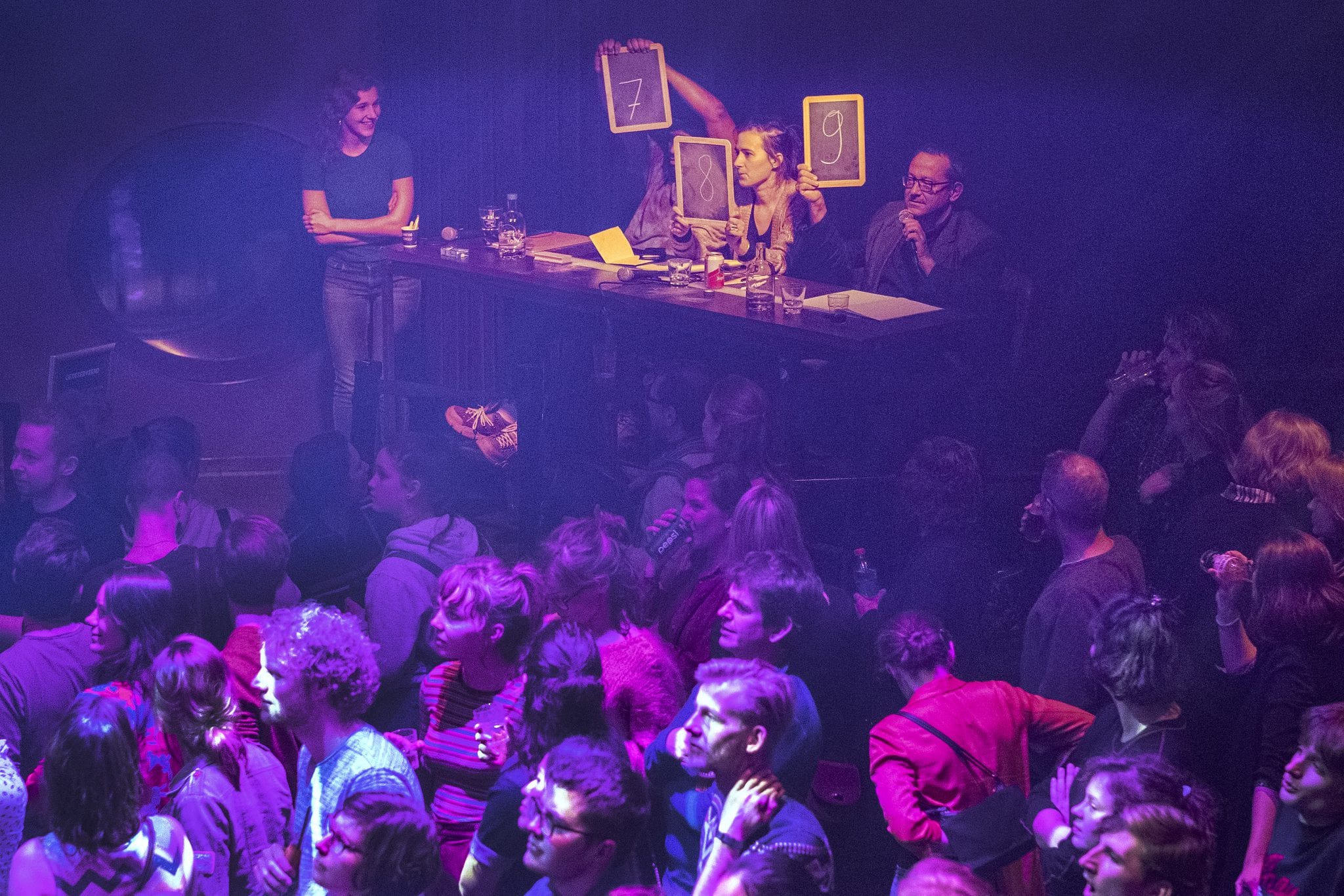 Nederland. Utrecht, 02-02-2019. Foto: Patrick Post. Finale NK Poetry Slam.